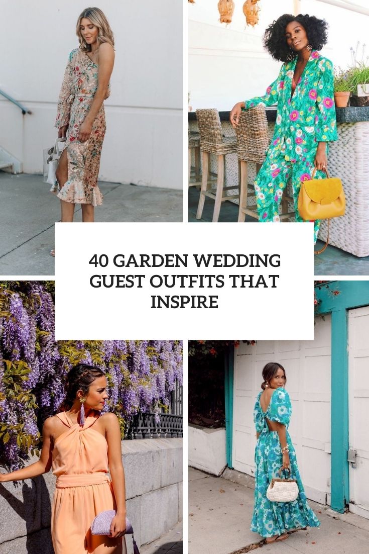 garden wedding guest outfits that inspire cover