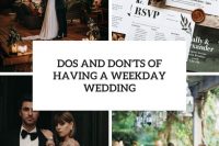 dos and don’ts of having a weekday wedding cover