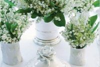 a lovely vintage wedding tablescape