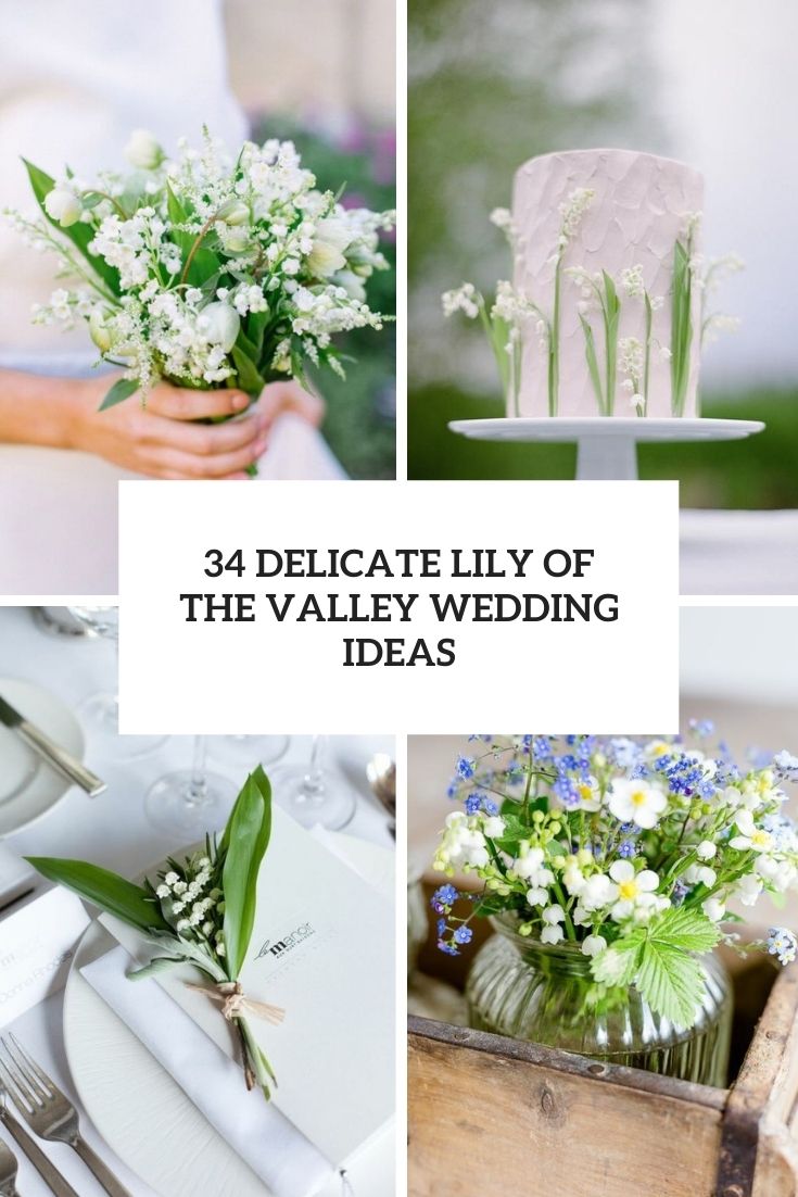 delicate lily of the valley wedding ideas cover