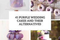 41 purple wedding cakes and their alternatives cover