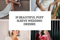 39 beautiful puff sleeve wedding dresses cover