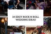34 edgy rock n roll wedding ideas cover
