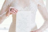 all handwritten invitation on vellum paper is truly something that will intrigue and delight your guests