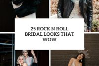 25 rock n roll bridal looks that wow cover