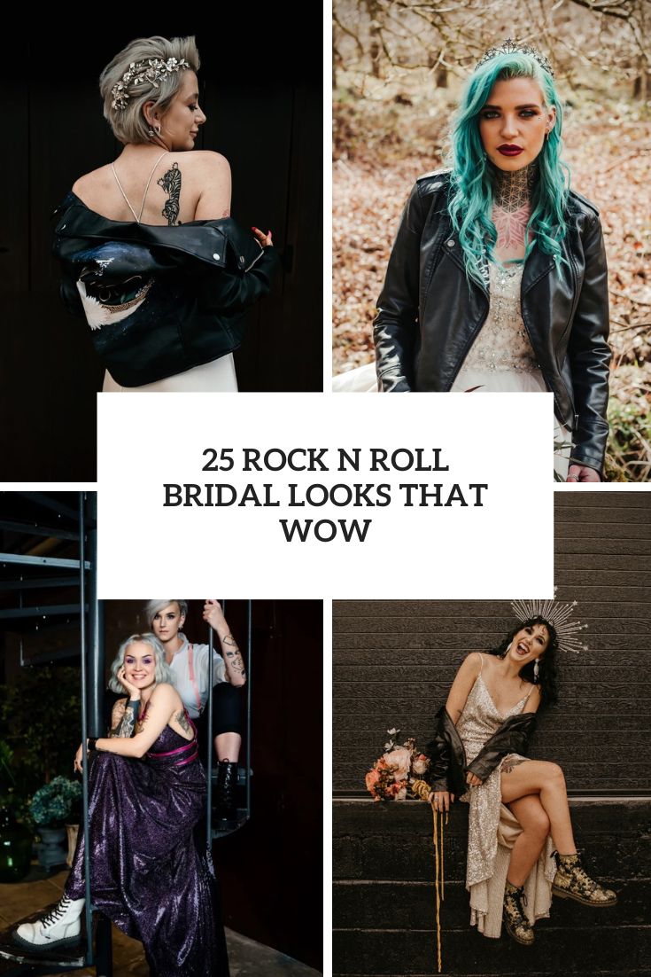 rock n roll bridal looks that wow cover