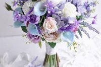 a lovely pastel wedding bouquet