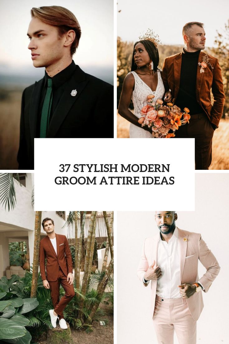 stylish modern groom attire ideas cover