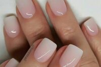 41 ombre nude wedding nails are a fresh take on French manicure and they will make your look ultimate