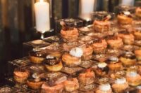 05 individually packed donuts are an awesome and cozy ideas suitable for all wedding styles and themes