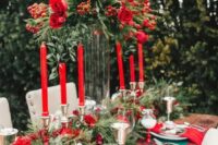 a lovely Christmas tablescape