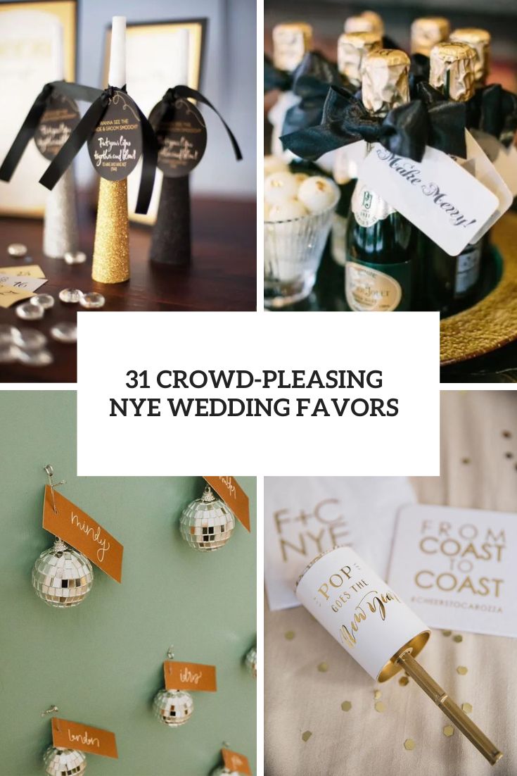 31 Lovely And Practical NYE Wedding Favors