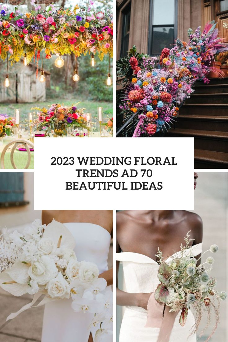 wedding floral trends and 70 beautiful ideas cover