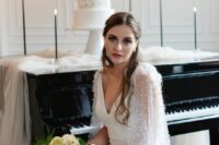 a beautiful and delicate pearl wedding capelet is a gorgeous accent to your bridal look, it will raise your plain wedding dress to a new level