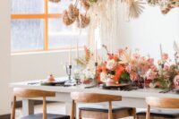 lovely floral wedding table decor