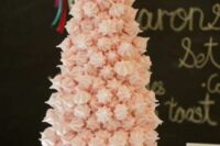 18 a blush meringue tower is a lovely alternative to a usual wedding cake, it looks amazing and tastes delicious