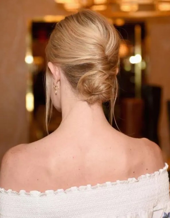 a lovely French twisted updo
