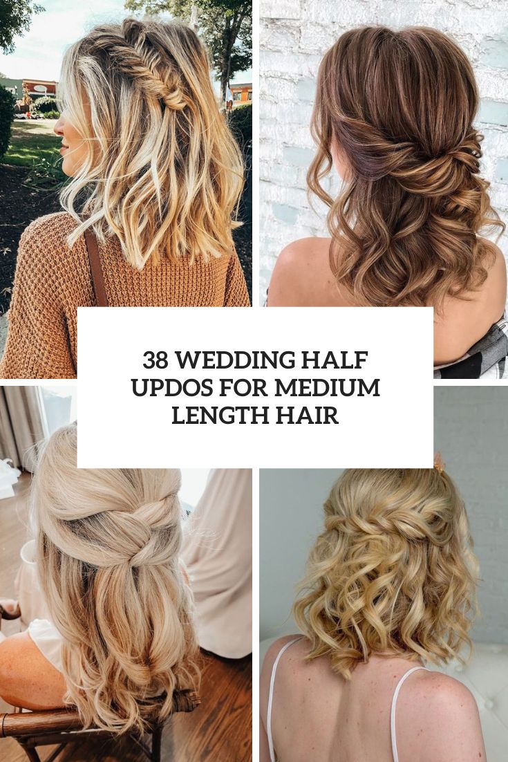 30 Pretty Half Up Half Down Wedding Hairstyles For Brides