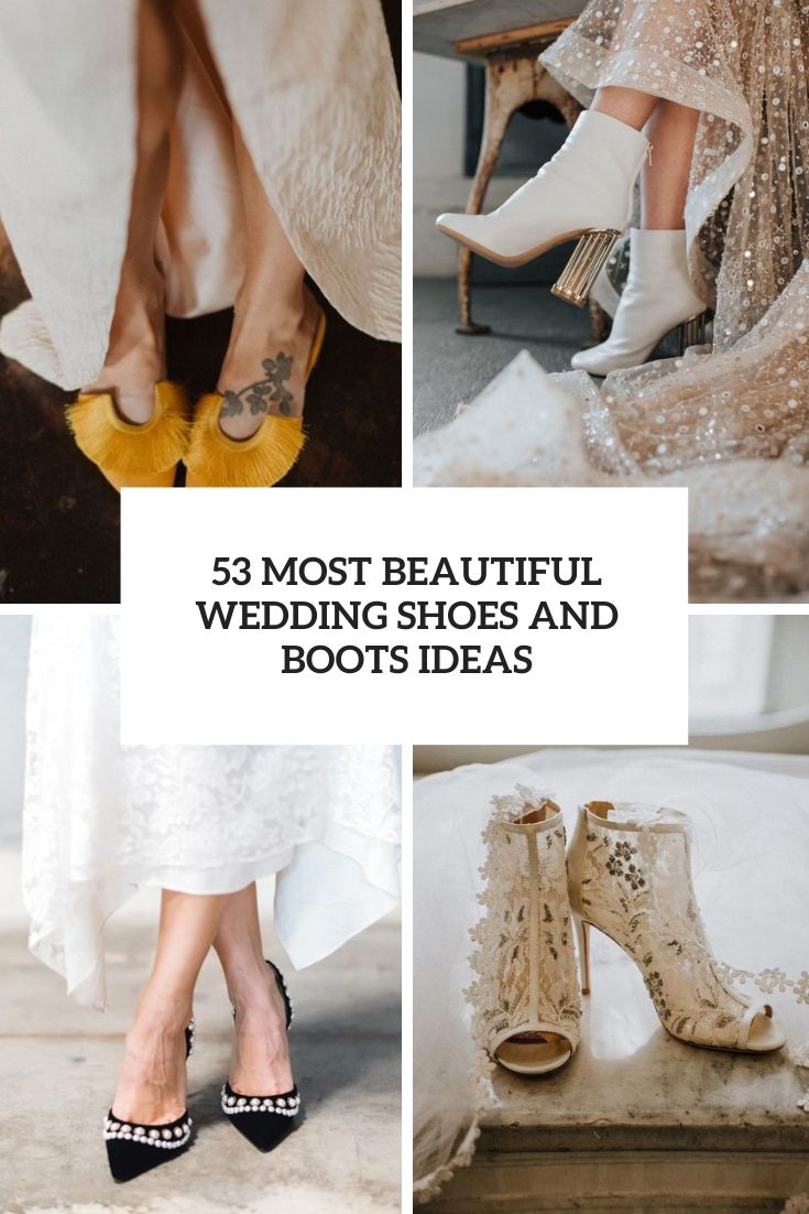 most beautiful wedding shoes and boots ideas cover