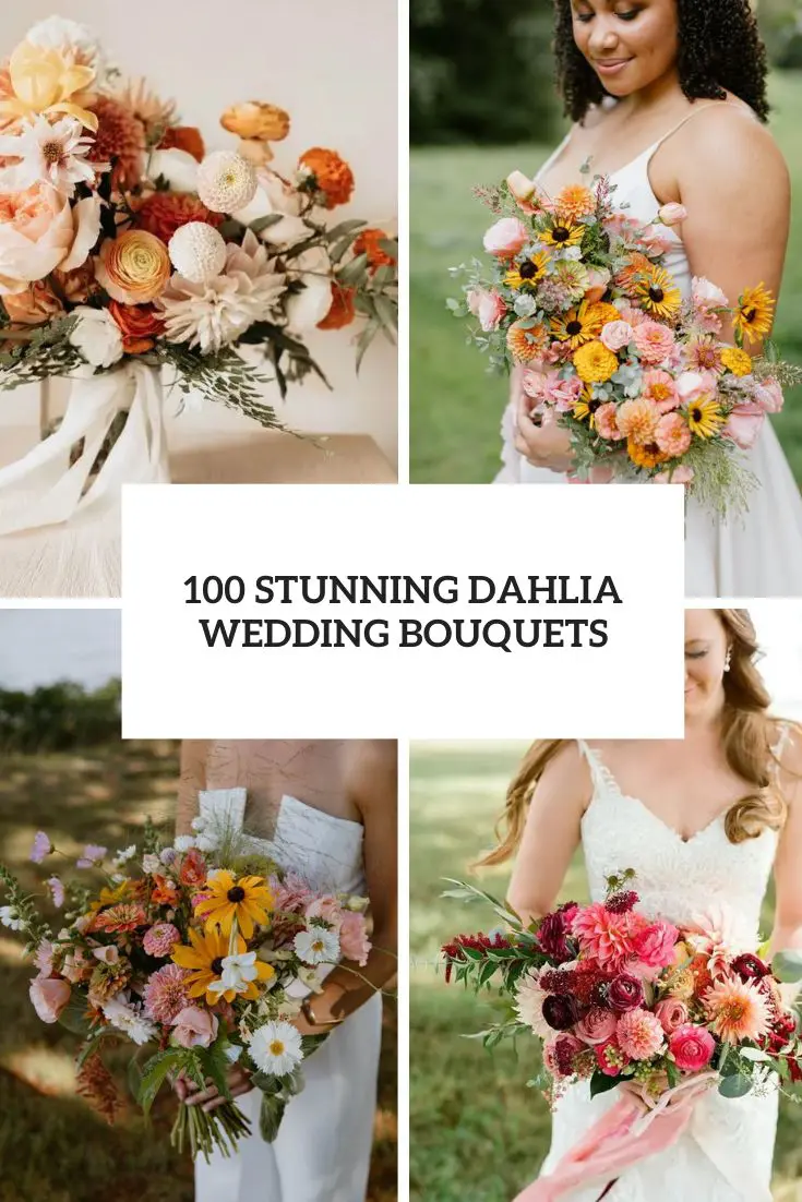 stunning dahlia wedding bouquets cover