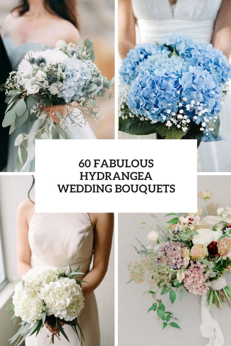 fabulous hydrangea wedding bouquets cover