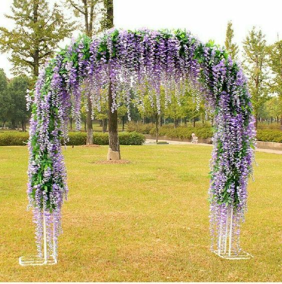 a lovely wedding arch