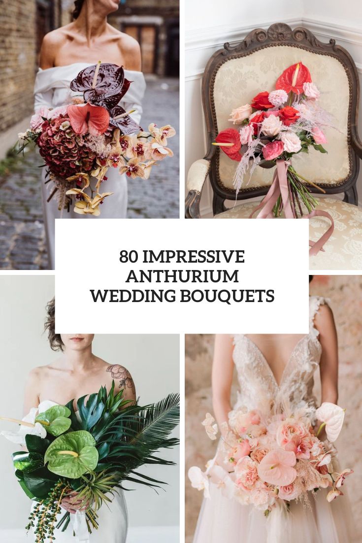 impressive anthurium wedding bouquets cover