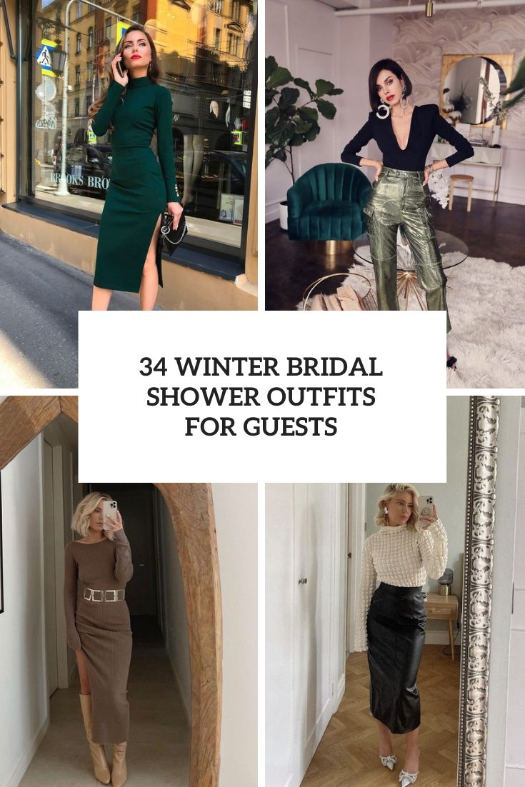 34 Winter Bridal Shower Outfits For Guests