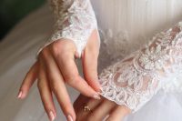 29 chic lace embellished long gloves with no fingers are amazing accessories if you wanna look trendy