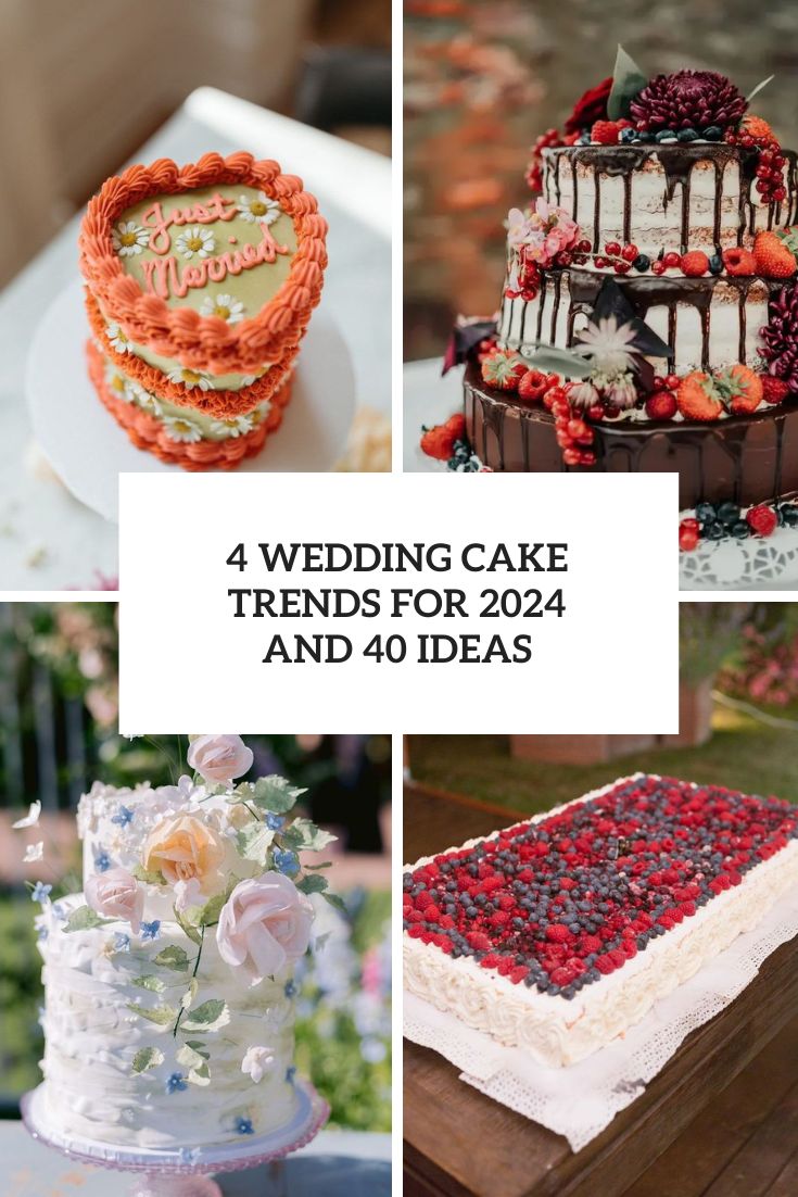 Wedding Cake Trends For 2024 And 40 Ideas cover