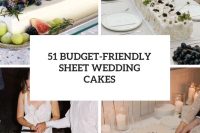 51 Budget-Friendly Sheet Wedding Cakes cover