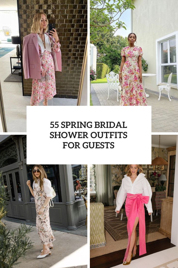 55 Spring Bridal Shower Outfits For Guests