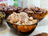 honey roasted almonds can be a healthy and cool addition to your wedding dessert table