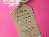 a lollipop with a tag is a lovely idea for a wedding, you may offer it as a favor or make attach some lollipops to wedding invitations