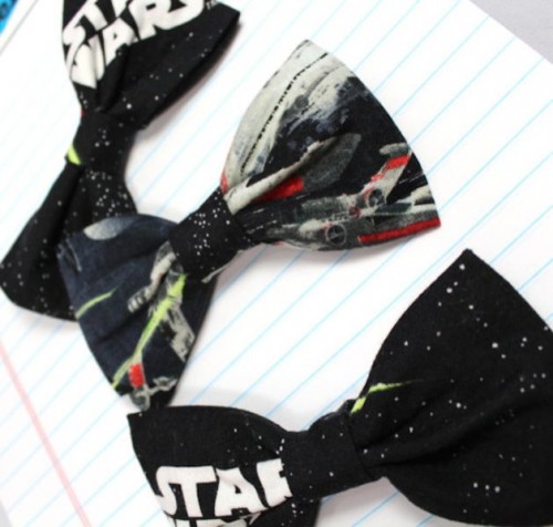 Star Wars themed bow ties are great for both grooms and groomsmen and look awesome