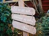 wedding signage styled with phrases from Yoda is a lovely and fun idea to rock