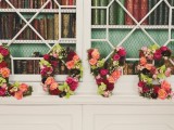 LOVE letters done with bold flowers are cool, modern and refreshing, use any blooms that match