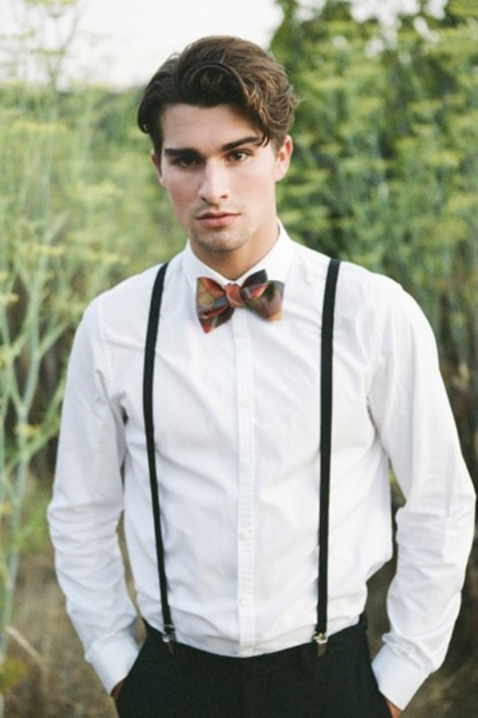 23 Stylish Groom's Outfit Ideas With Suspenders, Weddingomania