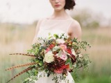 23-textural-wedding-bouquets-with-feathers-1