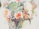 23-textural-wedding-bouquets-with-feathers-5