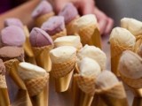 a lovely ice cream station for a glam wedding