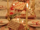 lovely gingerbread houses with various decor are great Christmas wedding centerpieces or just decorations, make some and your guests will be happy