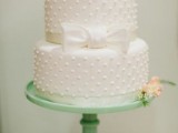25 Adorable Bow Wedding Cakes17