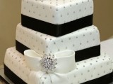 25 Adorable Bow Wedding Cakes24 (2)