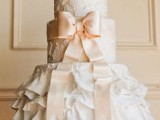 25 Adorable Bow Wedding Cakes3