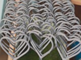 heart-shaped wedding sparklers are a very romantic and cute idea for your wedding party or send off