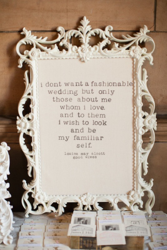Picture Of awesome ways to use quotes on your wedding day  12
