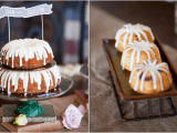 bundt wedding cakes are very cozy, homey and cool, you can easily DIY some for your wedding
