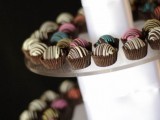 glazed chocolate is another cool idea to substitute a wedding cake – not everyone likes cakes but everyone likes chocolate