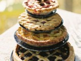several different berry pies will make eveyone feel cozy and homey, ideal for a rustic or just relaxed wedding
